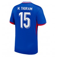 Maglia Calcio Francia Marcus Thuram #15 Prima Divisa Europei 2024 Manica Corta